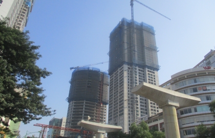 The M&E progress of FLC Twin Towers project at the end of the year